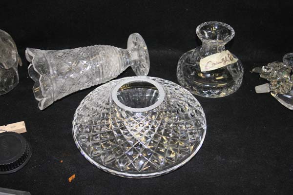 Waterford parts broken decanter and lamp top